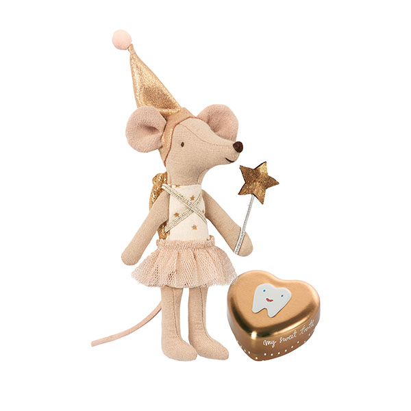 Tooth Fairy Mouse, Little Sister in Match Box - Maileg USA